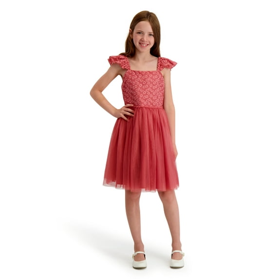 Kensie Girl Lace Bodice Dress, Sizes 4-16