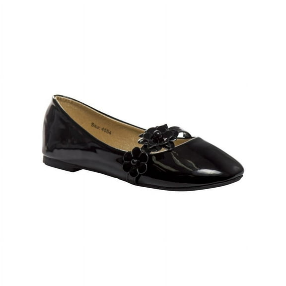 Kensie Girl Little Kids Ballerinas Flats , Black Patent, 12