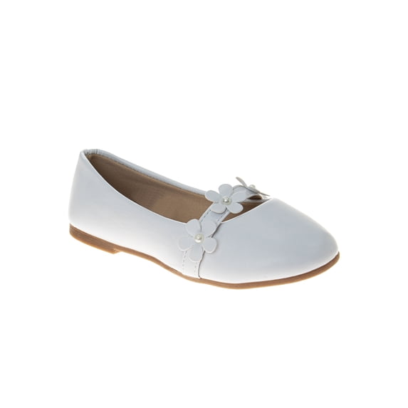 Kensie Girl Little and Big Girls Floral Strap Ballet Flat