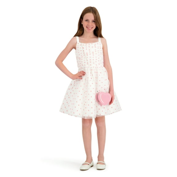 Kensie Girl Valentines Day Dress with Heart Bag, Sizes 4-12