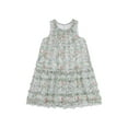 thumbnail image 1 of Kensie Girl Printed Mesh Ruffle Sleeveless Dress, Sizes 4-16, 1 of 5