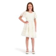 Kensie Girl Sequin Mesh Short Sleeve Dress, Sizes 4-16