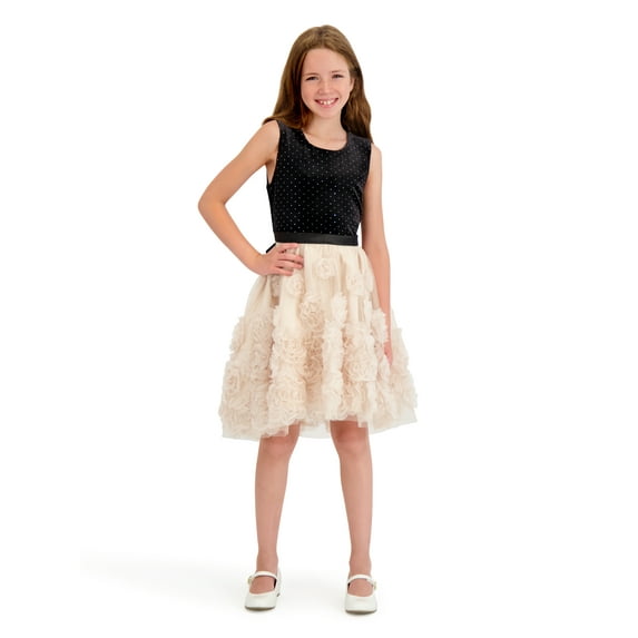 Kensie Girl Sleeveless Velvet High Low Dress, Sizes 4-16