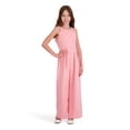 thumbnail image 1 of Kensie Girl Sleeveless Floral Soutache Jumpsuit, Sizes 4-16, 1 of 6