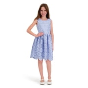 Sleeveless Lace Fit and Flare Dress, Sizes 4-16