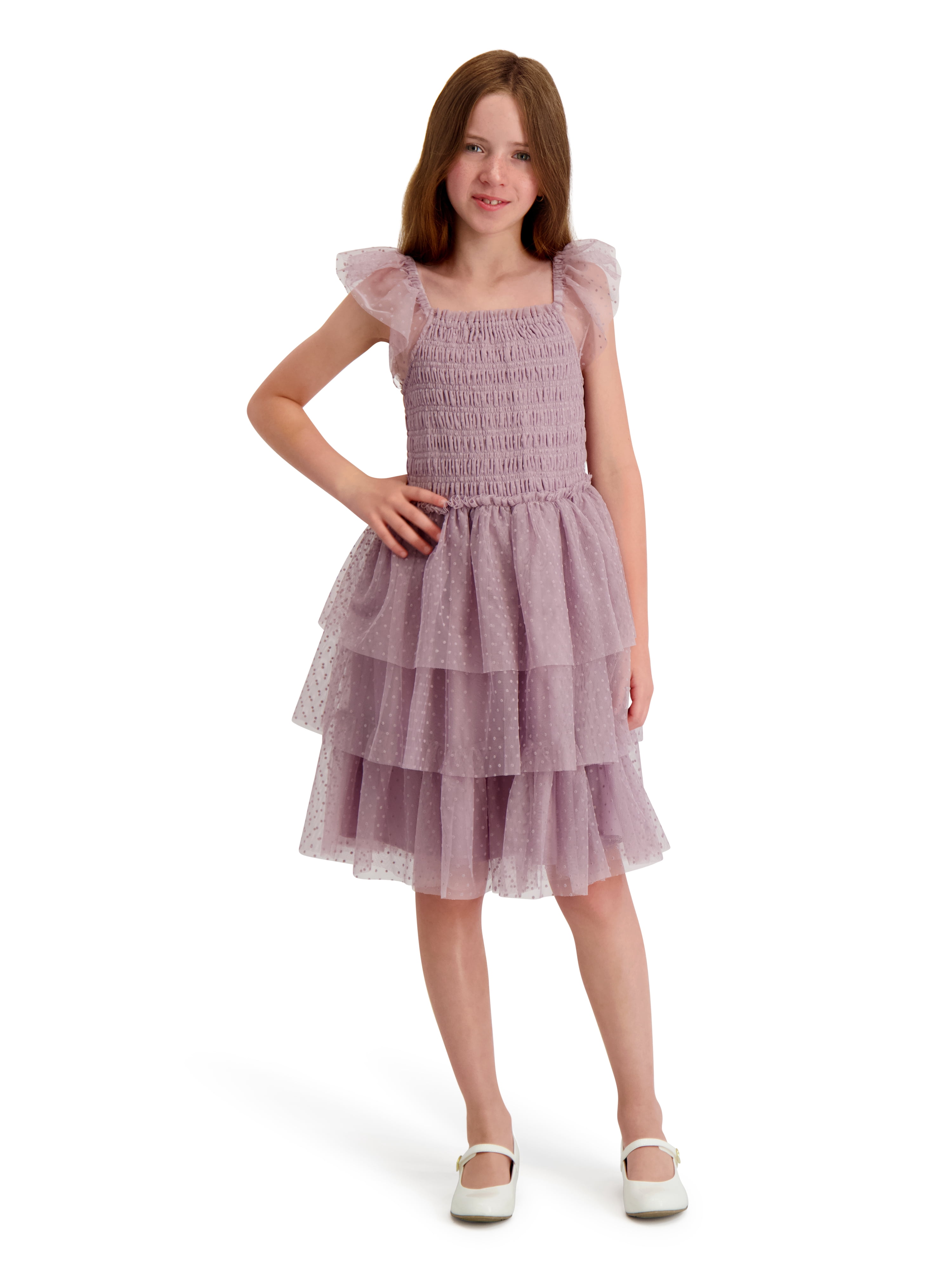 Kensie Girl Smocked Swiss Dot Dress, Sizes 4-16 - Walmart.com Kensie Girl Smocked Swiss Dot Dress, Sizes 4-16 - Walmart.com