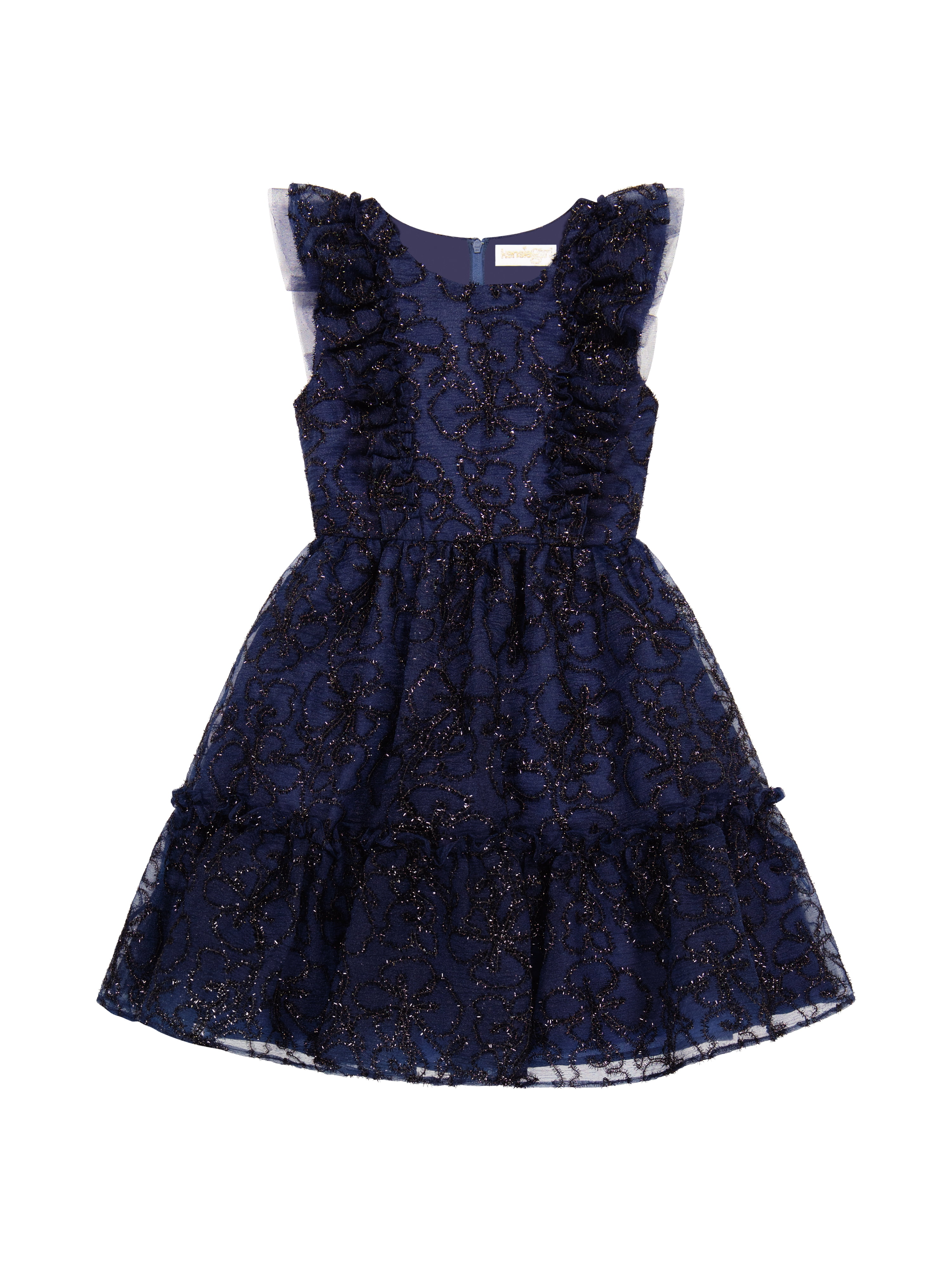 Kensie Girl Soutache Organza Dress, Sizes 4-16