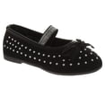 thumbnail image 1 of Kensie Girl Toddler Ballerina Flats, Bead Black, 7, 1 of 8