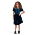 thumbnail image 1 of Kensie Girl Velvet Rhinestone Evergreen Dress, Sizes 4-16, 1 of 5