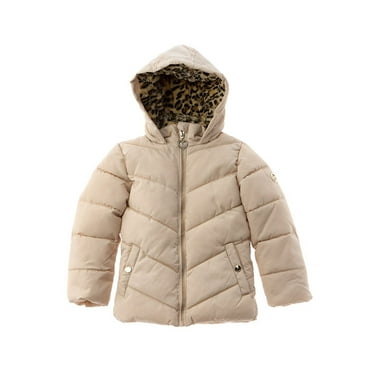 Kensie Girl girls  Quilted Puffer Jacket, 3T, Yellow