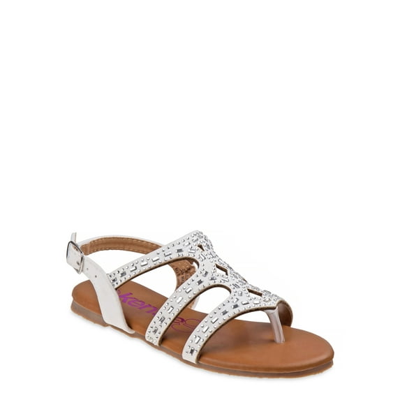 Kensie Girl open-toe Glitter Stud Encrusted Strappy Sandals