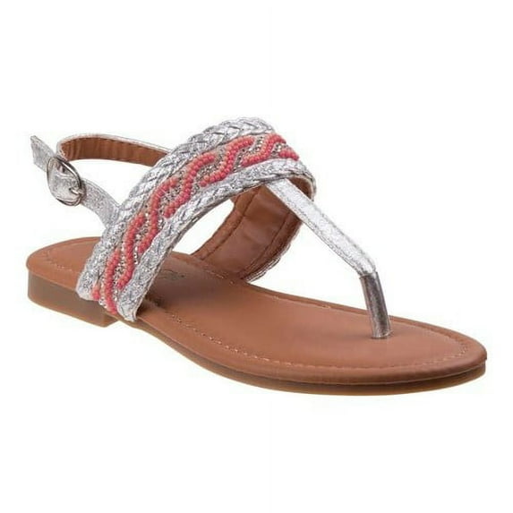 Kensie Girl open-toe Thong Sandal with Rhinestone Accents.