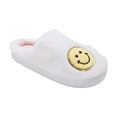 thumbnail image 1 of Kensie Girls' Faux Fur Slippers – Cozy Slip-On House Slippers with Cute Patches, Soft Plush Indoor Shoes for Little Kid/Big Kid, 1 of 9