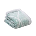 thumbnail image 1 of Kensie KEDCM=6 /14002 Fleece Sherpa Throw Blanket Warm Cover For Your Bed  Couch  and Sofa - Medallion - 50"W x 60"L - CoolMist, 1 of 1