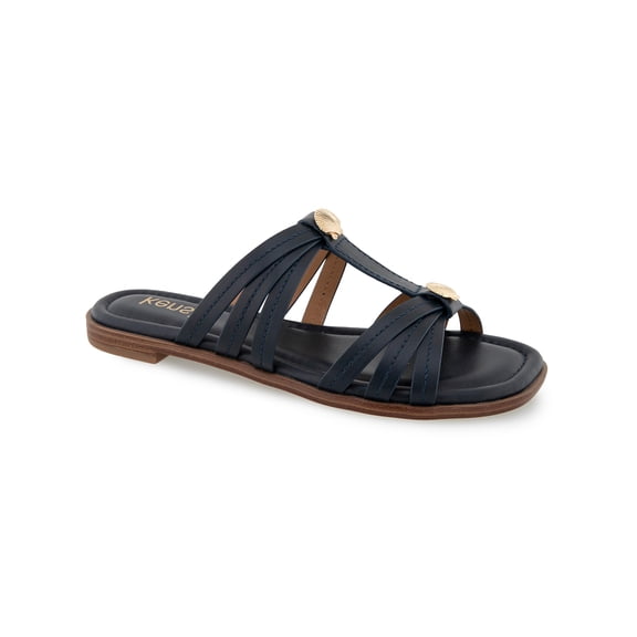 Kensie Women's Rallow Shell Strappy Slide Sandal
