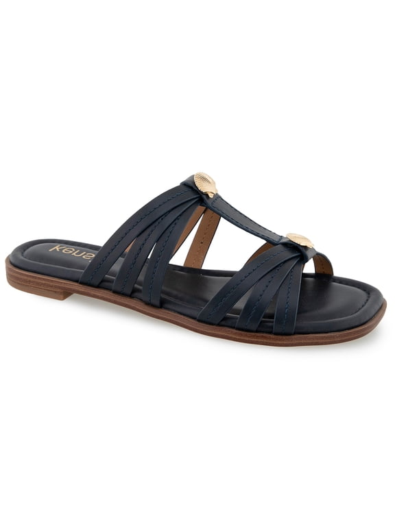 Women's Rallow Shell Strappy Slide Sandal