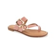 thumbnail image 1 of Kensie Women's Riri Crossover Flat Buckle Sandal, 1 of 5