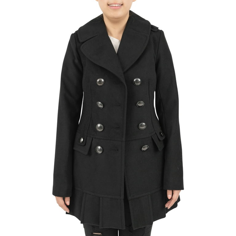 Kensie Women s Double Breasted Coat Walmart