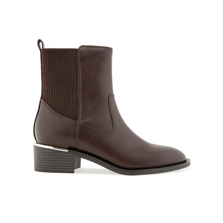 Kensie Women's Franca Heel Detail Ankle Bootie