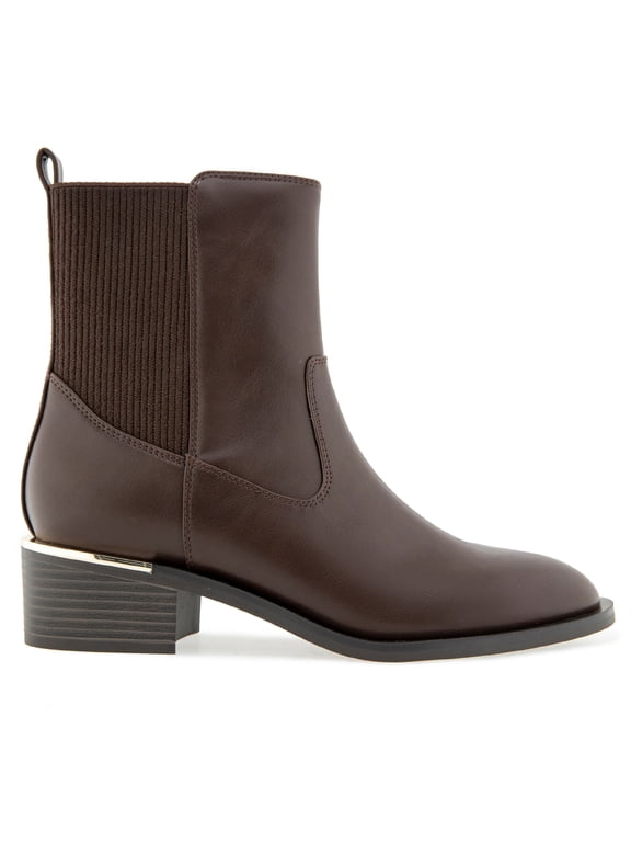 Women's Franca Heel Detail Ankle Bootie