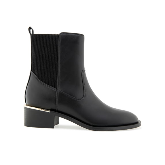Kensie Women's Franca Heel Detail Ankle Bootie