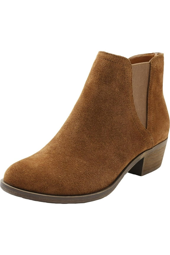 Women's Garry Suede Ankle Chelsea Boots Brown Size 7.5