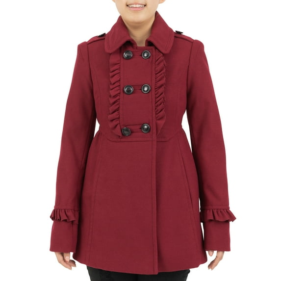 Kensie Women's Ruffle Coat