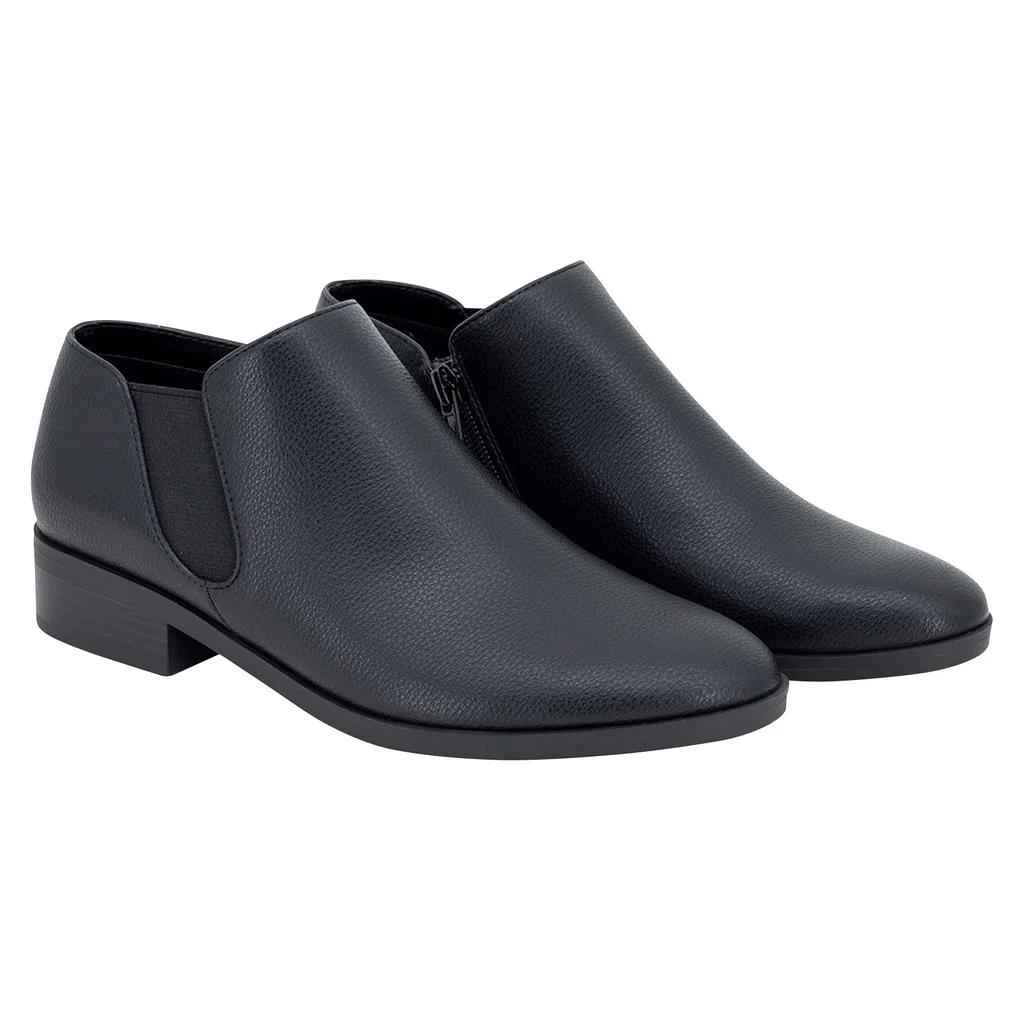 @Tnkasy① Kensie Women's Short Boot (Black, Size 7 M) - Walmart.com