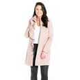 thumbnail image 1 of Kensie Women's Wool Blend Front Ruffle Coat, 1 of 6