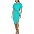thumbnail image 1 of Kensie Womens Blouson Split Wrap Dress, 1 of 2