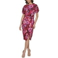 thumbnail image 1 of Kensie Womens Crepe Midi Sheath Dress, 1 of 2