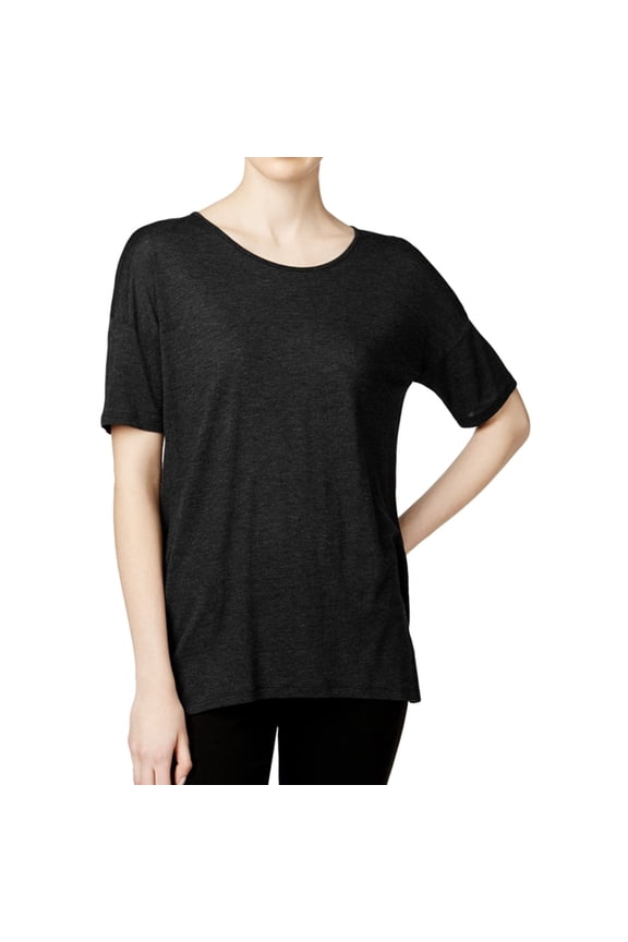 Womens Crew SS Basic T-Shirt, Black, Small