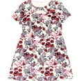 thumbnail image 1 of Kensie Womens Floral A-line Dress, Multicoloured, X-Large, 1 of 1