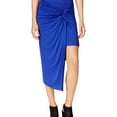 thumbnail image 1 of KENSIE Womens Blue Tea Length Hi-Lo Skirt  Size: XS, 1 of 4