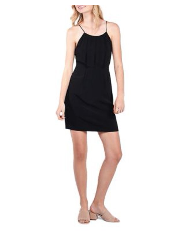 Womens Lace Back A-Line Dress
