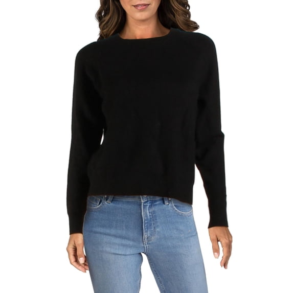 Kensie Women's Comfy Viscose Blend Sweater, Black, X-Small