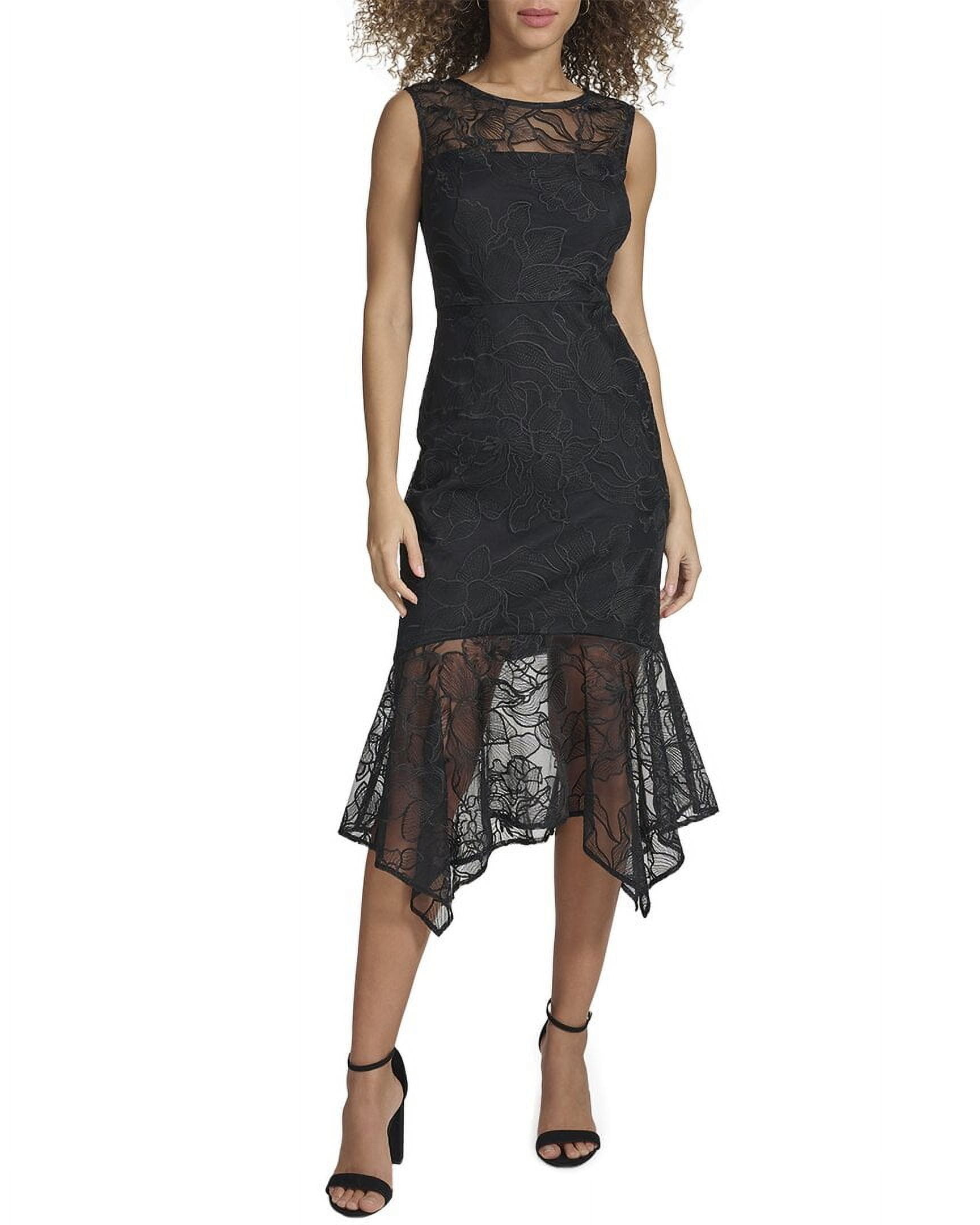 sachin and babi light blue dress MARCHESA NOTTE Floral-appliquéd embroidered tulle midi dress main image 0