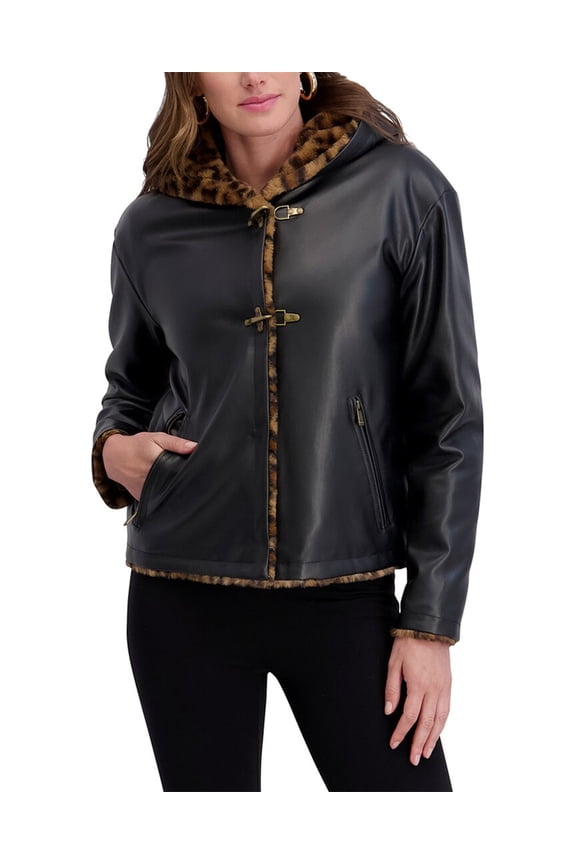 womens Fireman Toggled Jacket, s, Black