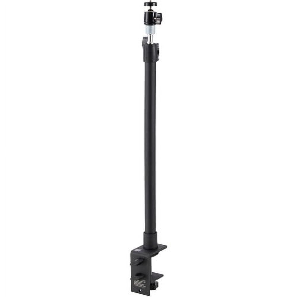 Kensington A1000 Clamp Mount for Microphone, Webcam, Lighting System, Telescope, Boom Arm - Black - Height Adjustable - 1 Each | Bundle of 2 Each