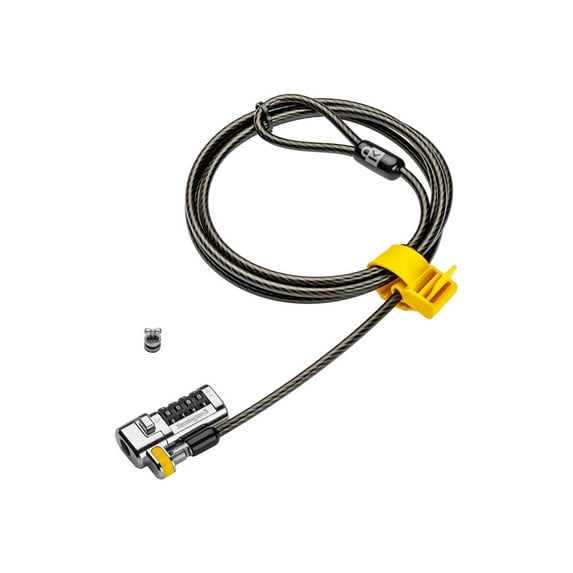 Kensington ClickSafe Combo Lock with Nano anchor (straight cable) - Master - Security cable - 6 ft