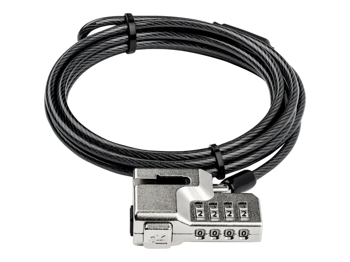 Kensington Combination Lock - Security cable lock - 6 ft - for Microsoft Surface Go, Go 2, Pro (Mid 2017), Pro 4, Pro 6, Pro 7