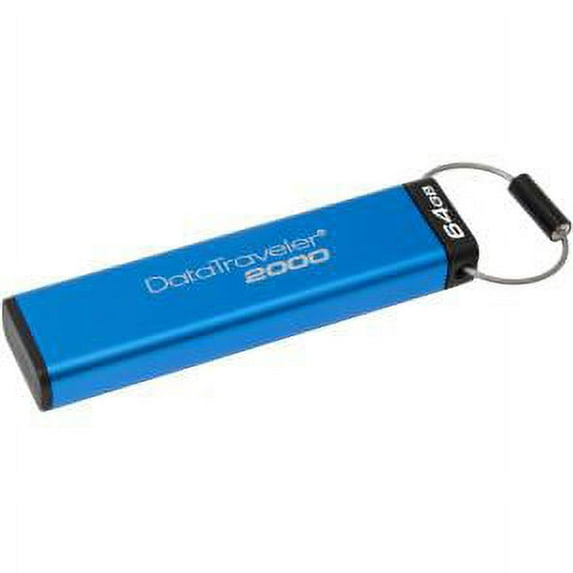 Kensington DT2000/64GB DataTraveler 2000 64GB Keypad USB 3.0 USB Flash Drive