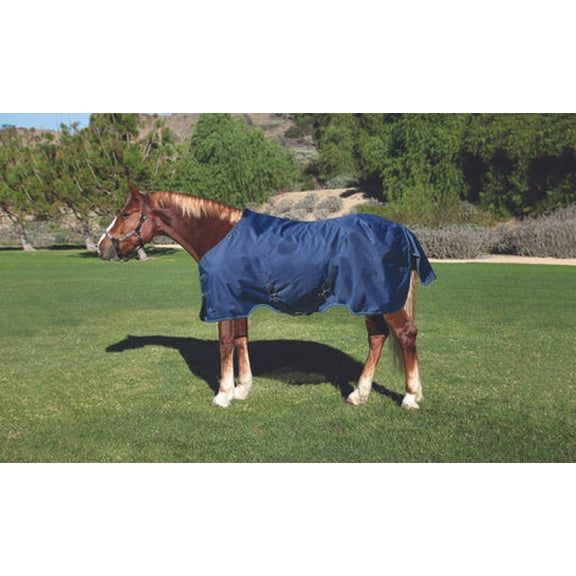 Kensington Draft Signature Turnout Blanket (180g Medium), Navy, Size: 87