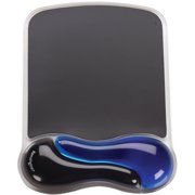 Kensington Duo Gel Mouse Pad Wrist Rest, Black/Blue