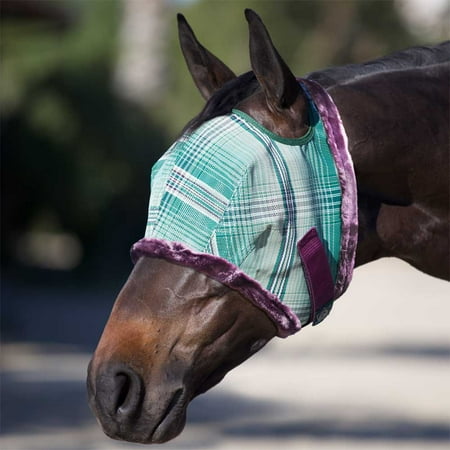 Kensington Fly Mask With Fleece Trim, Atlantis, Size: X-Large