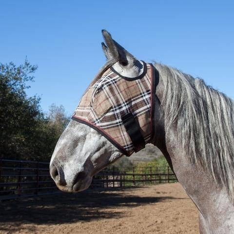 Kensington Fly Mask with Web Trim XX-Large Black P