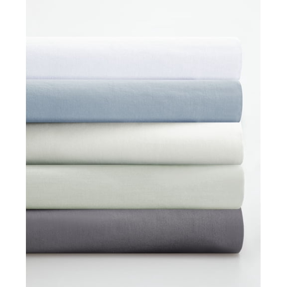 Kensington Garden Warwick 400 Thread Count Cotton Rich 4 Piece Sheet Sets, Sage Blue, King