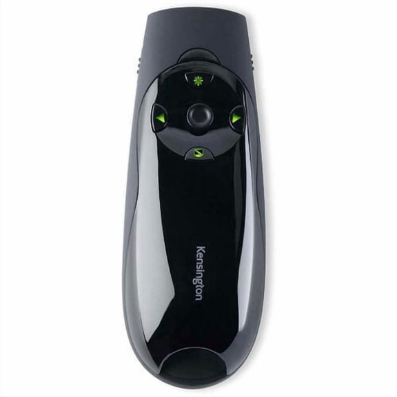 Kensington Green Laser Presenter Expert, Wireless, 164.04 ft, Radio Frequency, 2.40 GHz, Black, USB (72426) | 2-Pack (2 Total)