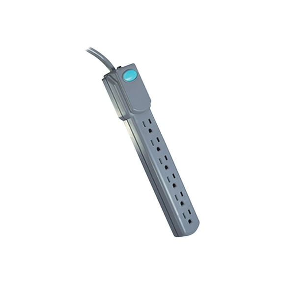 Kensington Guardian - Surge protector - output connectors: 6 - gray