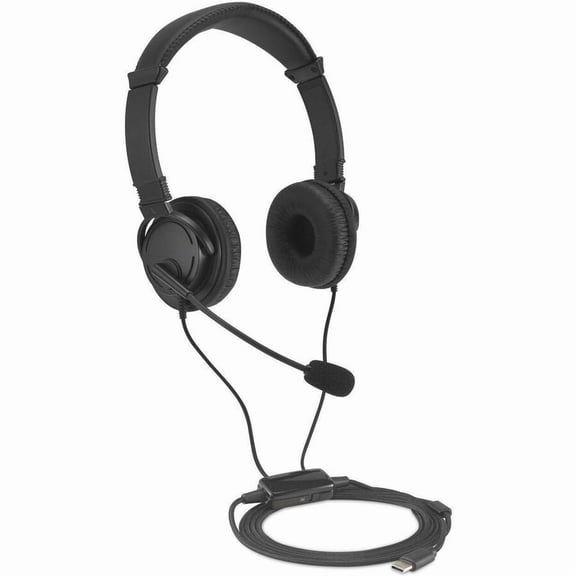 Kensington Classic EQ USB-C Headset with Mic and Volume Control
